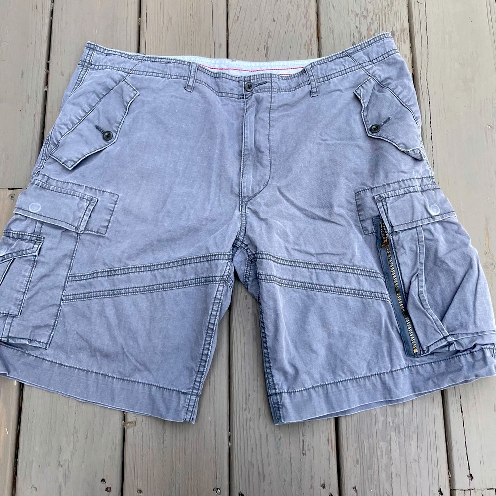 Polo Ralph Lauren Cargo Shorts Men's 38 Light Grey Surplus Fit Military RL-067